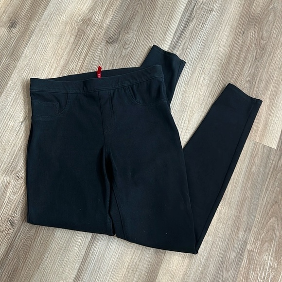 SPANX Jean-ish® Ankle Leggings Black Shapewear Pants Size Medium - Picture 2 of 10